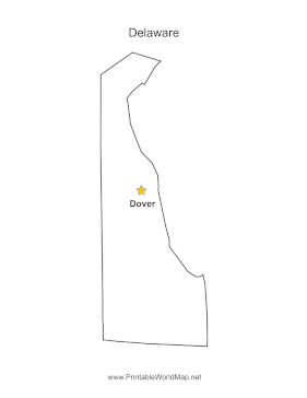Delaware Capital Map