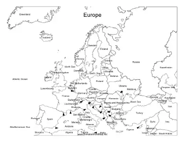 Map Of Europe Labeled