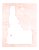 Cute Idaho Map