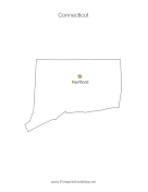 Connecticut Capital Map