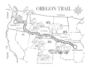 Oregon Trail Black and White
