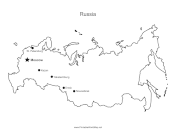 Russia Major Cities