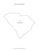 South Carolina Capital Map