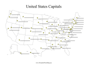 U.S. Fill-In Capitals