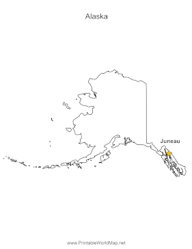 Alaska Capital Map