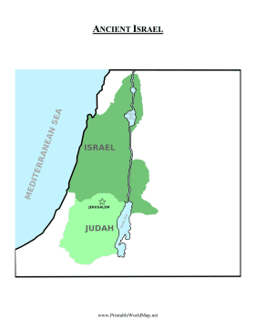 Ancient Israel Map