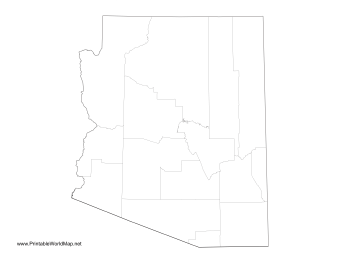 Arizona County Map