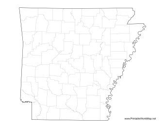 Arkansas County Map