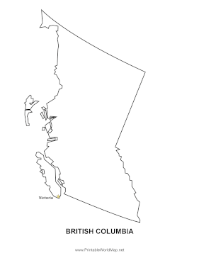 British Columbia With Capital