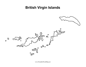 British Virgin Islands Map