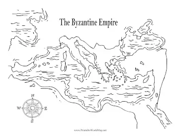 Byzantine Empire Black and White