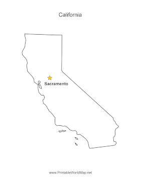 California Capital Map