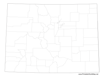 Colorado County Map