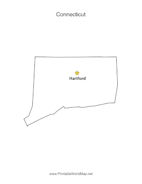 Connecticut Capital Map