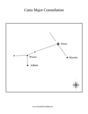 Constellation Canis Major