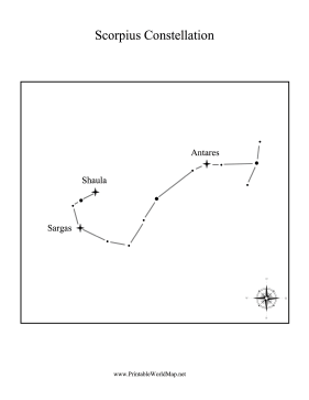 Constellation Scorpius