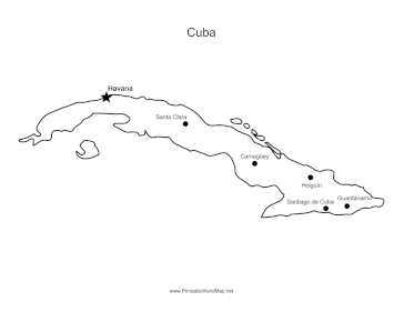 Cuba Major Cities