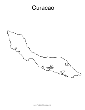 Curacao Map