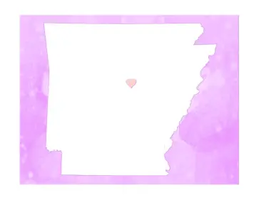 Cute Arkansas Map
