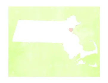 Cute Massachusetts Map