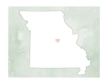Cute Missouri Map