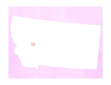 Cute Montana Map