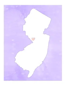 Cute New Jersey Map