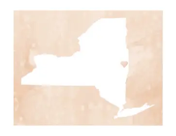 Cute New York Map