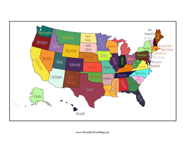 Cute US Map