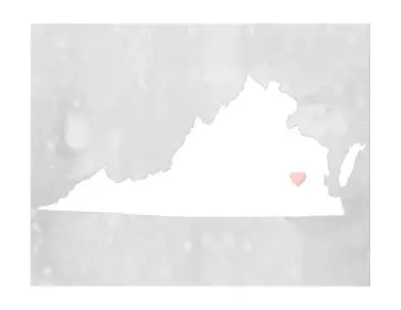 Cute Virginia Map