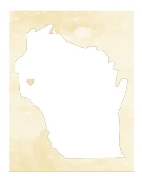 Cute Wisconsin Map