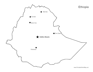 Ethiopia Major Cities