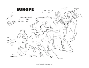 Europe Animal Black and White