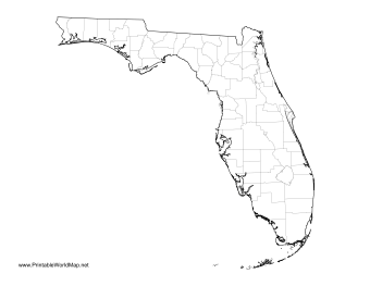 Florida County Map