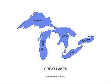 Great Lakes Map