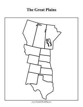 Great Plains Region Map