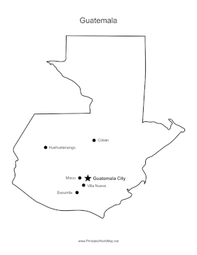 Guatemala Major Cities