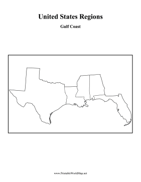 Gulf Coast Map