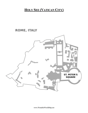 Holy See Map