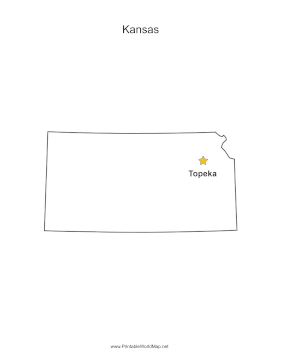 Kansas Capital Map