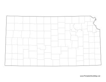 Kansas County Map