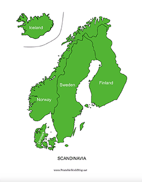 Scandinavia Map