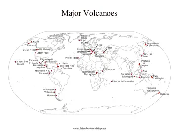 Major Volcanoes