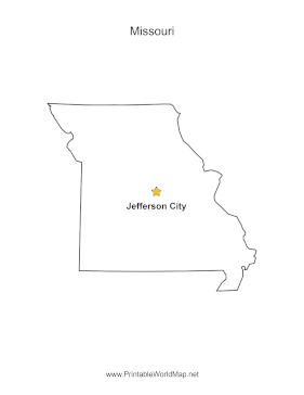 Missouri Capital Map