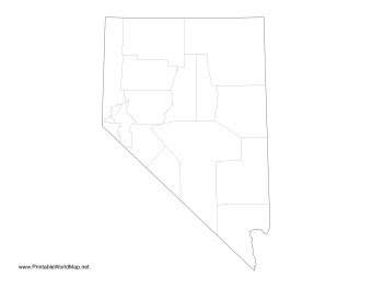 Nevada County Map