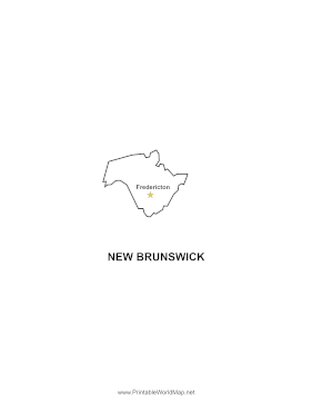 New Brunswick With Capital