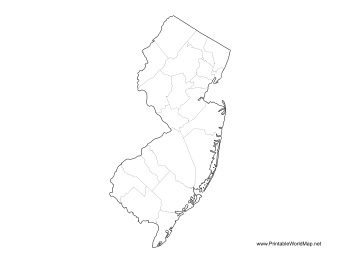 New Jersey County Map