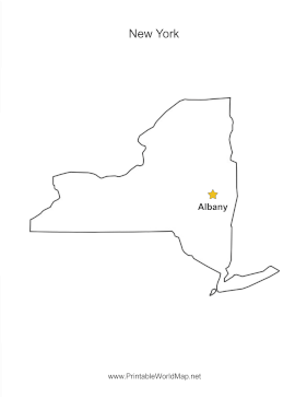 New York Capital Map