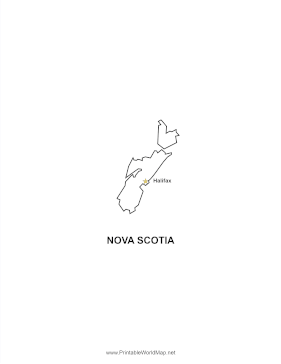 Nova Scotia With Capital