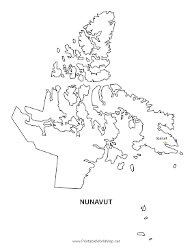 Nunavut With Capital